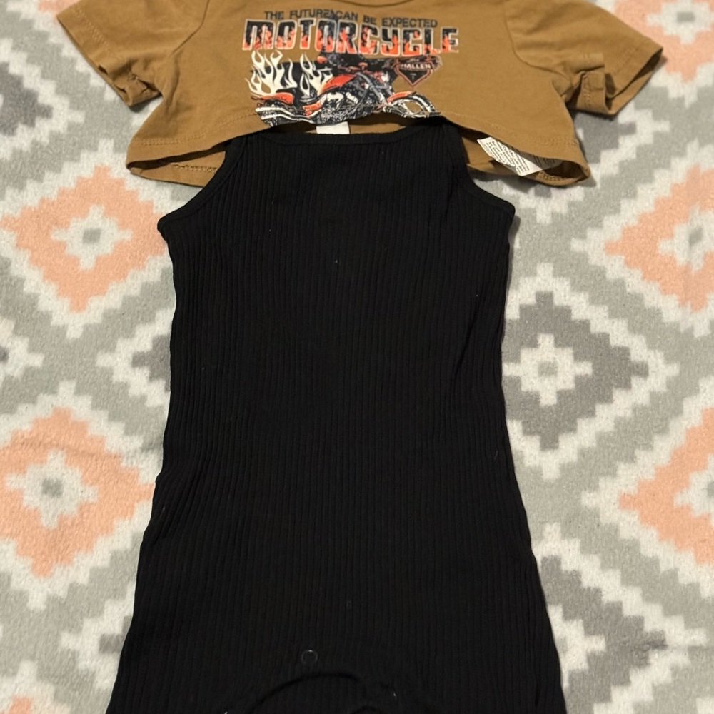 Biker Crop 2 Piece